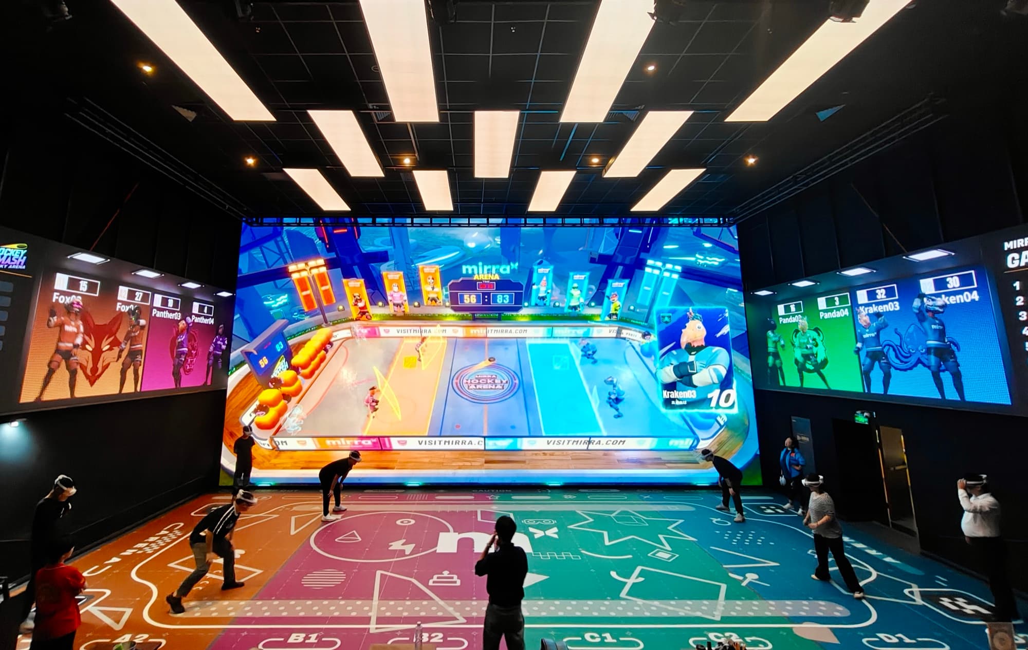 VR screen experience